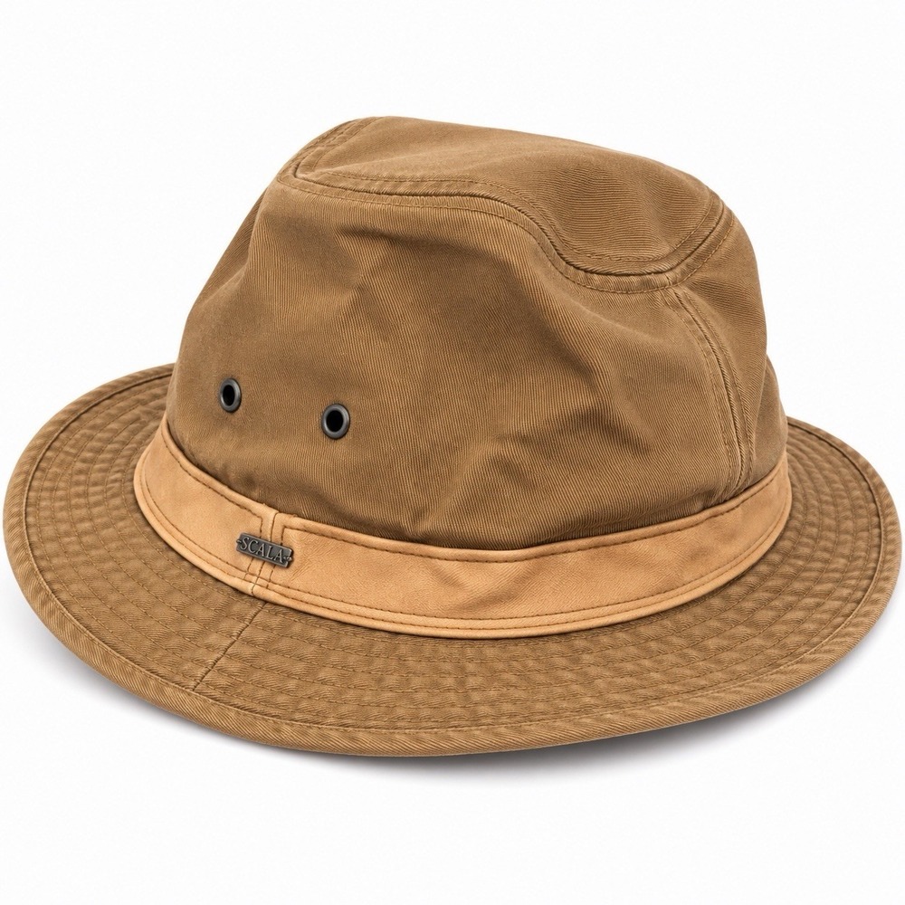 Scala Classico Dorfman Pacific Cotton Safari Outback Hat Large Cotton